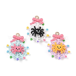 Подвески из сплава хэллоуина с эмалью&nbsp;ENAM-A012-04G