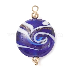 Ручной работы подвески золотые бусины песка&nbsp;PALLOY-JF04217-02