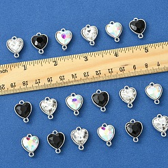 18 шт. 3-цветные литые стеклянные звенья/соединители&nbsp;GLAA-FS0001-95