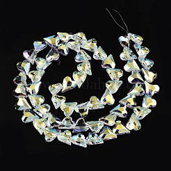 Гальванизируйте прозрачное стекло бисер нитей&nbsp;EGLA-N002-44-01