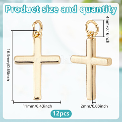 12шт латунные подвески&nbsp;KK-HY0004-16G