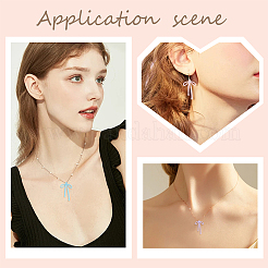 36шт 6 цвета подвески из сплава с покрытием стойки&nbsp;FIND-HY0004-68