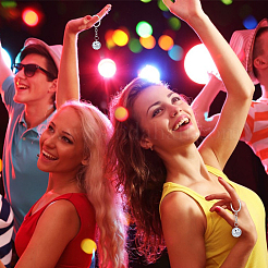 100 шт. зеркальный шар акриловый кулон брелок&nbsp;KEYC-DR0001-20