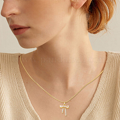 10 шт. Покрытие стойки латунь микропаве прозрачные подвески из кубического циркония&nbsp;KK-DC0004-35