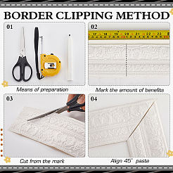 Самоклеящаяся контактная бумага из вспененного полиэтилена&nbsp;AJEW-WH20010-72B