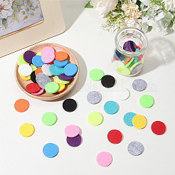 96 шт. 12-х цветные волокнистые парфюмерные диски&nbsp;DIY-SP0004-47A-02