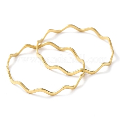 Ионное покрытие (ip) волнистые кольца из нержавеющей стали 304&nbsp;X-RJEW-G298-01G