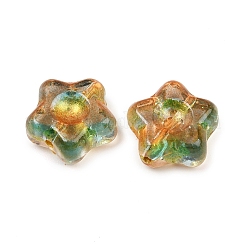 Гальванопокрытие и стеклянные бусины с золотым металлическим плетением&nbsp;EGLA-T029-02E