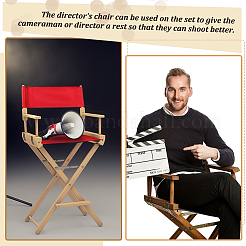 Сменный чехол для стула из брезентовой ткани&nbsp;AJEW-WH0258-963B-01