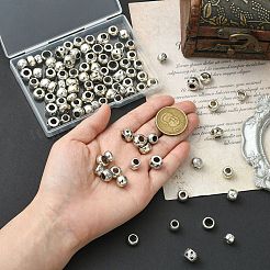 100шт 10 стиля европейские бусины из сплава в тибетском стиле&nbsp;TIBE-CJ0001-32