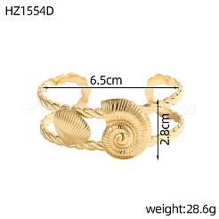 Из нержавеющей стали манжеты браслеты&nbsp;STAS-OY011-45G