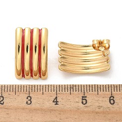 Серьги-гвоздики из нержавеющей стали 304&nbsp;EJEW-A130-03B-G