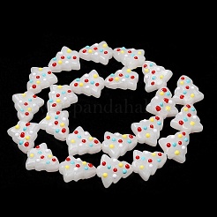 Стеклянные бусины ручной работы&nbsp;LAMP-F032-08I