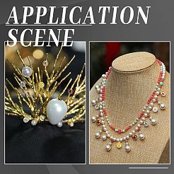 1000 шт. 10-цветные стеклянные бусины с имитацией жемчуга&nbsp;HY-SP0001-01D