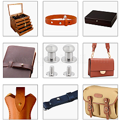 50 шт. круглых ручек из сплава для изготовления небольших шкатулок для украшений&nbsp;DIY-GF0012-49P