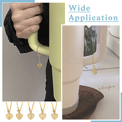 5 шт. 5 стильных подвески для бокалов из сплава&nbsp;HJEW-TA0001-13