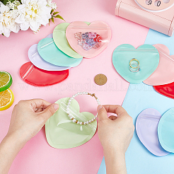 300 шт. 6 цвета ПВХ инь-ян подарочные пакеты с застежкой-молнией&nbsp;ABAG-PH0001-65A