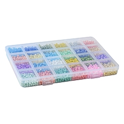 288 г 24 стилей стеклянных бусин&nbsp;SEED-FS0001-26B