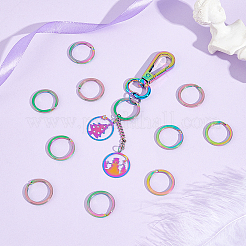 20 шт. разъемные брелоки из нержавеющей стали 304&nbsp;STAS-UN0040-57