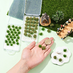 56 шт. 2-цветные нейлоновые мини-пучки травы&nbsp;AJEW-SP0003-16A