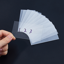 50 шт. прозрачные акриловые пустые карточки для рассадки AJEW-DC0001-71