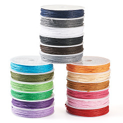 40.8 м двухцветных вощеных хлопковых шнуров&nbsp;YC-TA0001-07A