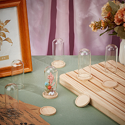 30 шт. купольная крышка из арочного стекла&nbsp;AJEW-BC0008-85C