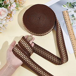 10 ярд полиэстеровой жаккардовой ленты&nbsp;OCOR-WH0101-187C