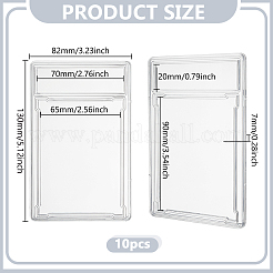 10 шт. пластиковый держатель удостоверения личности&nbsp;AJEW-GO0002-73
