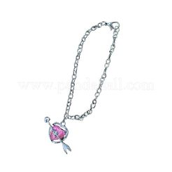 Браслеты из сплава со стразами в форме сердца и стрелы на День святого Валентина&nbsp;FS-WG94D09-01