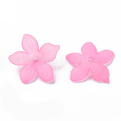 Матовые акриловые колпачки из бисера MACR-S371-05A-704