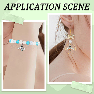 40шт 2 цвета сплава эмалевые подвески&nbsp;FIND-SC0007-61-1