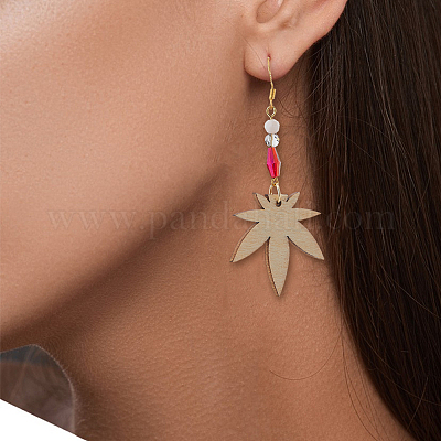 60шт деревянные подвески&nbsp;WOOD-FH0002-30C-1