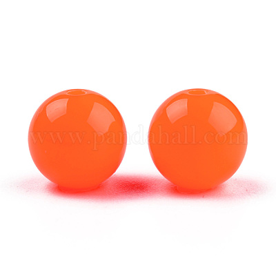 Флуоресцентные акриловые бусины&nbsp;X-MACR-R517-8mm-03-1