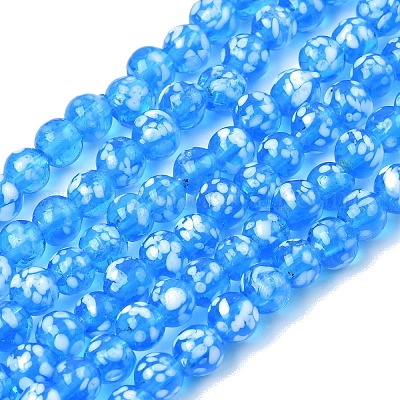 Бусы лэмпворк ручной работы&nbsp;LAMP-H071-01A-10-1