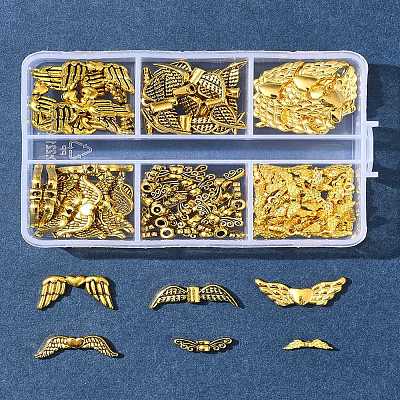 105 шт. бусины из сплава в тибетском стиле TIBEB-FS0001-09-1