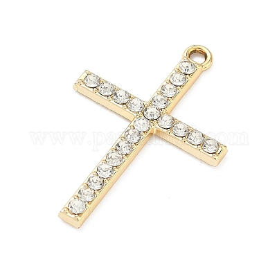 Подвески из сплава и страза&nbsp;ALRI-D303-20G-02-1