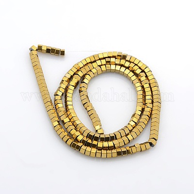 Пятиугольник Electroplate немагнитные синтетический гематит бисер пряди G-P046-04C-1