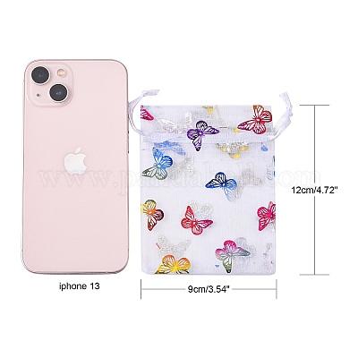 Прямоугольные сумки из органзы с кулиской и принтом&nbsp;LS-CON-PW0001-057A-1