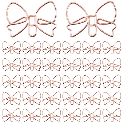 100шт железная скрепка&nbsp;AJEW-CP0009-60RG-1