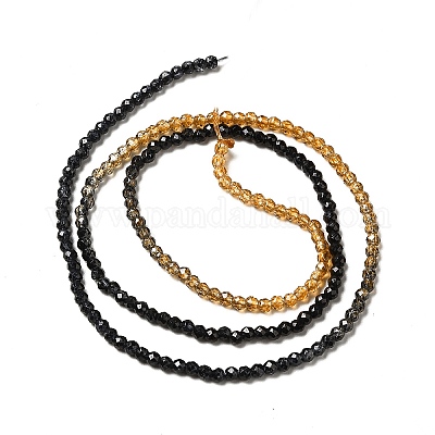 Прозрачный градиент цвета стеклянные бусины пряди GLAA-H021-01A-07-1