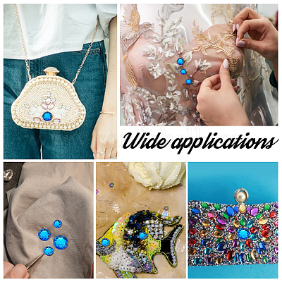 Шить на горный хрусталь&nbsp;OACR-GO0001-03B-1