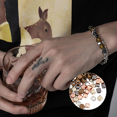 2400 шт. 6-цветные гальванизированные пластиковые бусины-разделители CCB&nbsp;FIND-HY0001-92-1