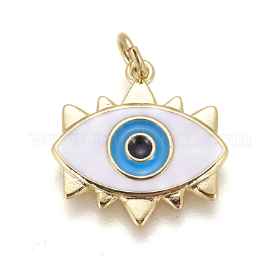 Латунь эмаль подвески&nbsp;KK-L185-05G-1