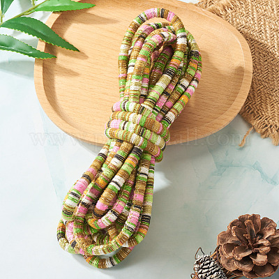 5 м шнур с эластичной обмоткой в этническом стиле&nbsp;OCOR-TA0002-44D-1