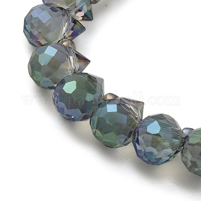 Стеклянные бусины с гальваническим покрытием &nbsp;EGLA-D030-17U-1