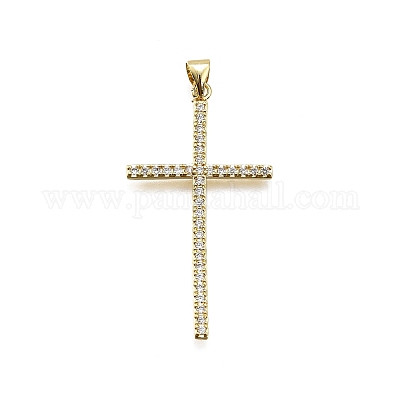 Латунные микро проложить кубического циркония подвески&nbsp;LS-KK-Z100-24G-1