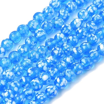 Бусы лэмпворк ручной работы&nbsp;LAMP-H071-01A-10-1