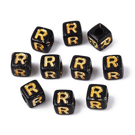 Непрозрачные акриловые бусины SACR-T035-20R-1