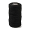 Jute Cord, Jute String, Jute Twine, for Jewelry Making, Black, 3mm, about 54.68 yards(50m)/roll